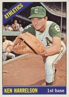1966 Topps #55 Ken Harrelson Baseball Card