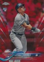2018 Topps Chrome Update #HMT80 Gleyber Torres Red Refractor Baseball Card