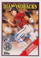 2023 Topps Update 1988 Topps Baseball Autograph #CCA Corbin Carroll Baseball Card