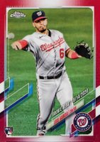 2021 Topps Chrome Update #USC28 Luis Garcia Red Refractor Baseball Card