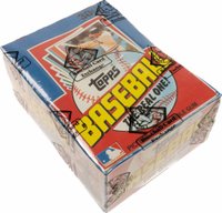1982 Topps #WPB Wax Pack Box 36 Packs Baseball Card