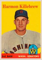 1958 Topps #288 Harmon Killebrew Baseball Card