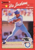 1990 Donruss #650 Bo Jackson All-Star Game Performance Baseball Card