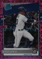 2020 Panini Donruss Optic #56 Kyle Lewis Pink Velocity Baseball Card