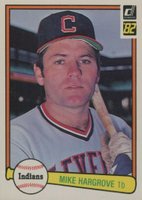 1982 Donruss #389 Mike Hargrove Baseball Card