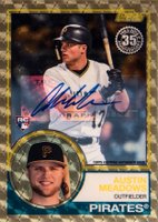 2018 Topps Silver Pack 1983 Chrome Promo #109 Austin Meadows Autograph-Superfractor 1/1 Baseball Card
