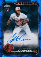 2024 Topps Chrome Sapphire Update Series Chrome Sapphire Autographs #CC Colton Cowser Baseball Card