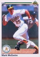 1990 Upper Deck #171 Mark McGwire No Copyright Baseball Card