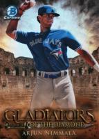 2024 Bowman Chrome Gladiators of the Diamond #24 Arjun Nimmala Baseball Card