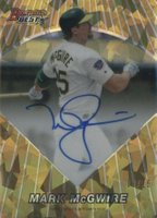 2016 Bowman's Best 1996 Bowman's Best Autograph #MM Mark McGwire Atomic Refractor Baseball Card