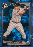 2024 Bowman Chrome Sapphire Edition #94 Jasson Dominguez Baseball Card