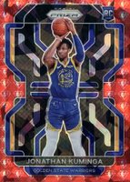 2021 Panini Prizm #307 Jonathan Kuminga NBA 75th Diamond Prizm Basketball Card