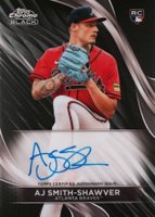 2024 Topps Chrome Black Autographs #AS AJ Smith-Shawver Baseball Card