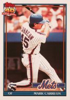 1991 Topps Tiffany #764 Mark Carreon Baseball Card