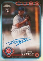 2024 Topps Chrome Rookie Autographs #RALL Luke Little Refractor Baseball Card