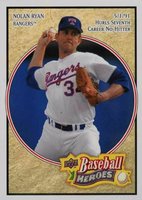 2008 Upper Deck Baseball Heroes #35 Nolan Ryan Baseball Card