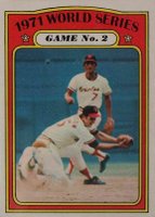 1972 O-Pee-Chee #224 World Series Game 2 Baseball Card