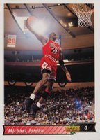 1994 Upper Deck Jordan 94-95 He's Back Reprints #23 Michael Jordan 1992 Upper Deck Basketball Card