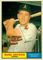 1961 Topps #143 Russ Snyder Baseball Card