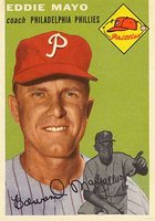 1954 Topps #247 Eddie Mayo Baseball Card