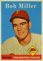 1958 Topps #326 Bob Miller Baseball Card