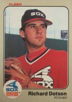 1983 Fleer #233 Richard Dotson Baseball Card