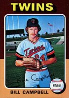 1975 Topps Mini #226 Bill Campbell Baseball Card