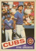 1985 Topps Tiffany #460 Ryne Sandberg Baseball Card