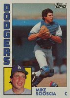1984 Topps #64 Mike Scioscia Baseball Card