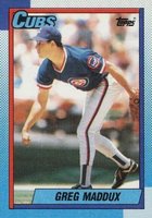 1990 Topps #715 Greg Maddux Baseball Card