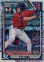 2024 Bowman Chrome Prospects #BCP48 Kyle Teel Mini Diamond Refractor Baseball Card
