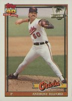 1991 Topps Desert Shield #653 Anthony Telford Baseball Card