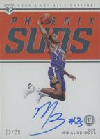 2018 Panini Encased #162 Mikal Bridges Autograph Basketball Card