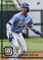 2022 Bowman Heritage #34 Bobby Witt Jr. Baseball Card