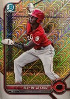 2022 Bowman Mega Box Chrome #224 Elly de La Cruz Baseball Card
