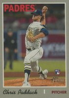 2019 Topps Heritage #703 Chris Paddack Action Baseball Card