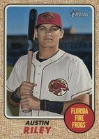 2017 Topps Heritage Minor League #170 Austin Riley Baseball Card