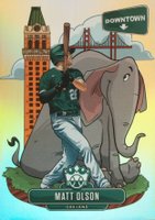 2022 Panini Diamond Kings Downtown #D17 Matt Olson Baseball Card