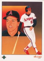 1989 Upper Deck #668 Wally Joyner Angels Checklist Baseball Card