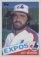 1985 Topps #375 Jeff Reardon Baseball Card