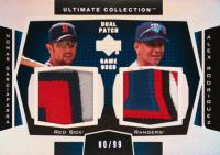 2003 Ultimate Collection Dual Patch #DP-GR Nomar Garciaparra/Alex Rodriguez Baseball Card