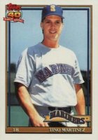 1991 Topps Tiffany #482 Tino Martinez Baseball Card