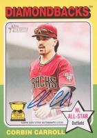 2024 Topps Heritage Real One Autographs #ROACCA Corbin Carroll Baseball Card