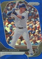 2020 Panini Prizm #30 Nico Hoerner Blue Prizm Baseball Card