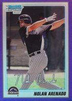 2010 Bowman Chrome Prospects #BCP91 Nolan Arenado Purple Refractor Baseball Card