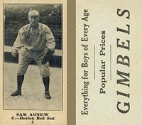 1916 Gimbels #2 Sam Agnew Baseball Card