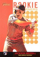 2024 Topps Heritage High Number Rookie Performers #RP7 Jackson Merrill Baseball Card