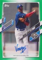 2021 Topps Pro Debut #PD23 Miguel Vargas Autograph-Green Baseball Card