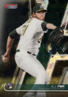 2020 Bowman's Best #30 A.J. Puk Atomic Refractor Baseball Card