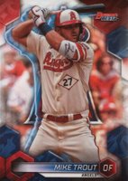 2023 Bowman's Best #44 Mike Trout Refractor Baseball Card
